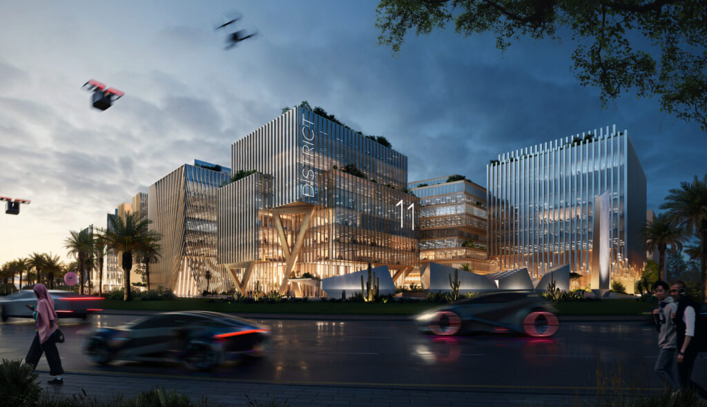 HWKN Develops AI-Planned Commercial District in Central Sharjah, UAE