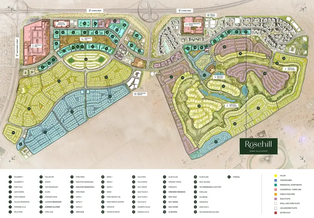 Rosehill at Dubai Hills Estate, Dubai - Emaar Properties