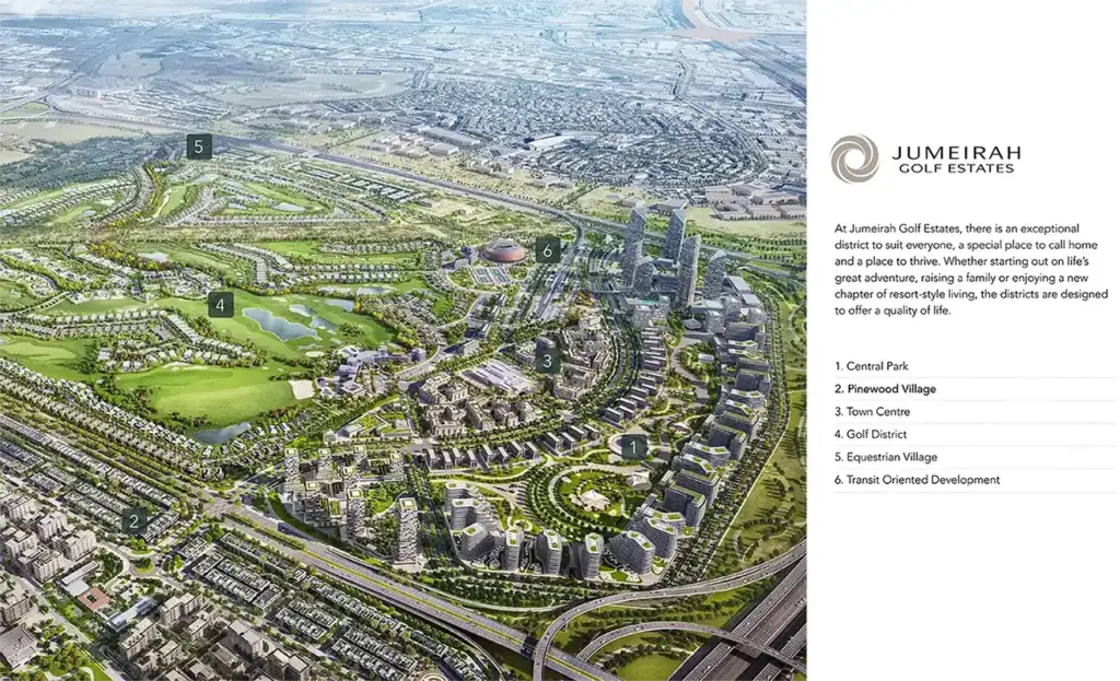 Pinewood Estate Homes at Jumeirah Golf Estates