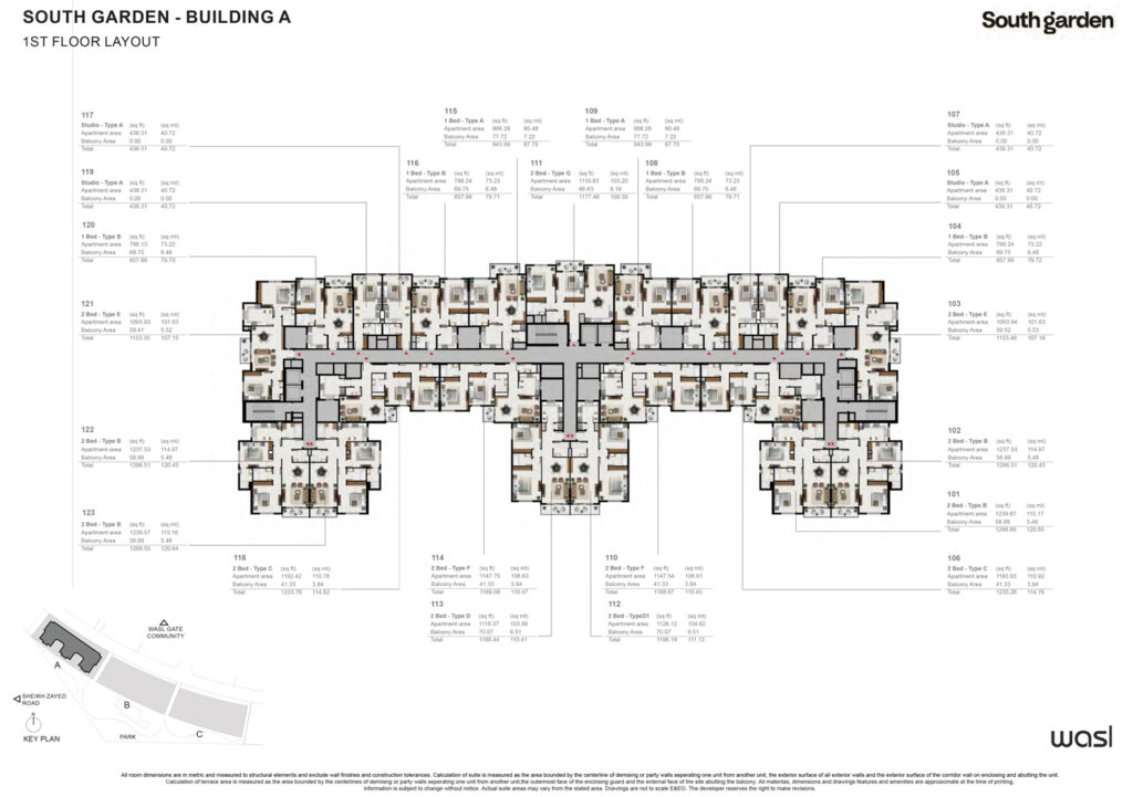 wasl south garden map