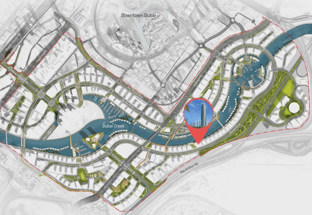 Altitude by Damac at Business Bay Dubai MAP