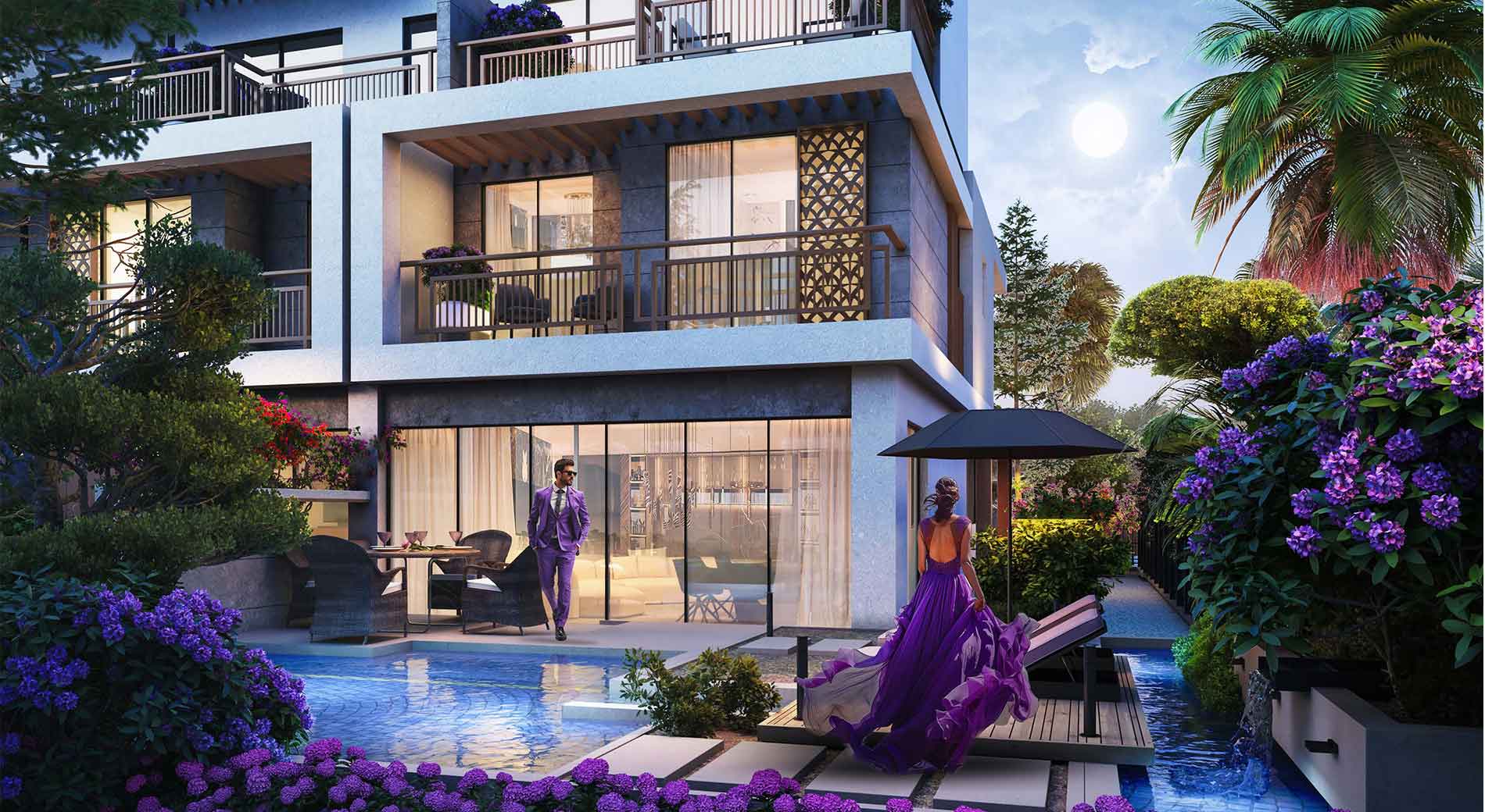 Violet townhouses in D2