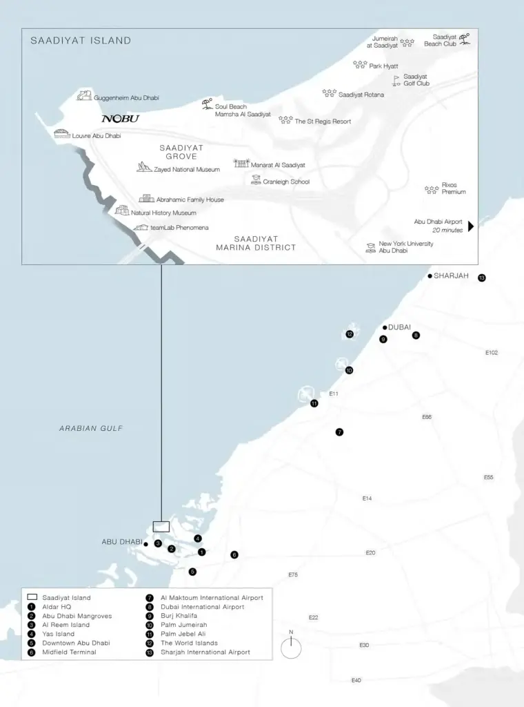 Nobu Residences at Saadiyat Island