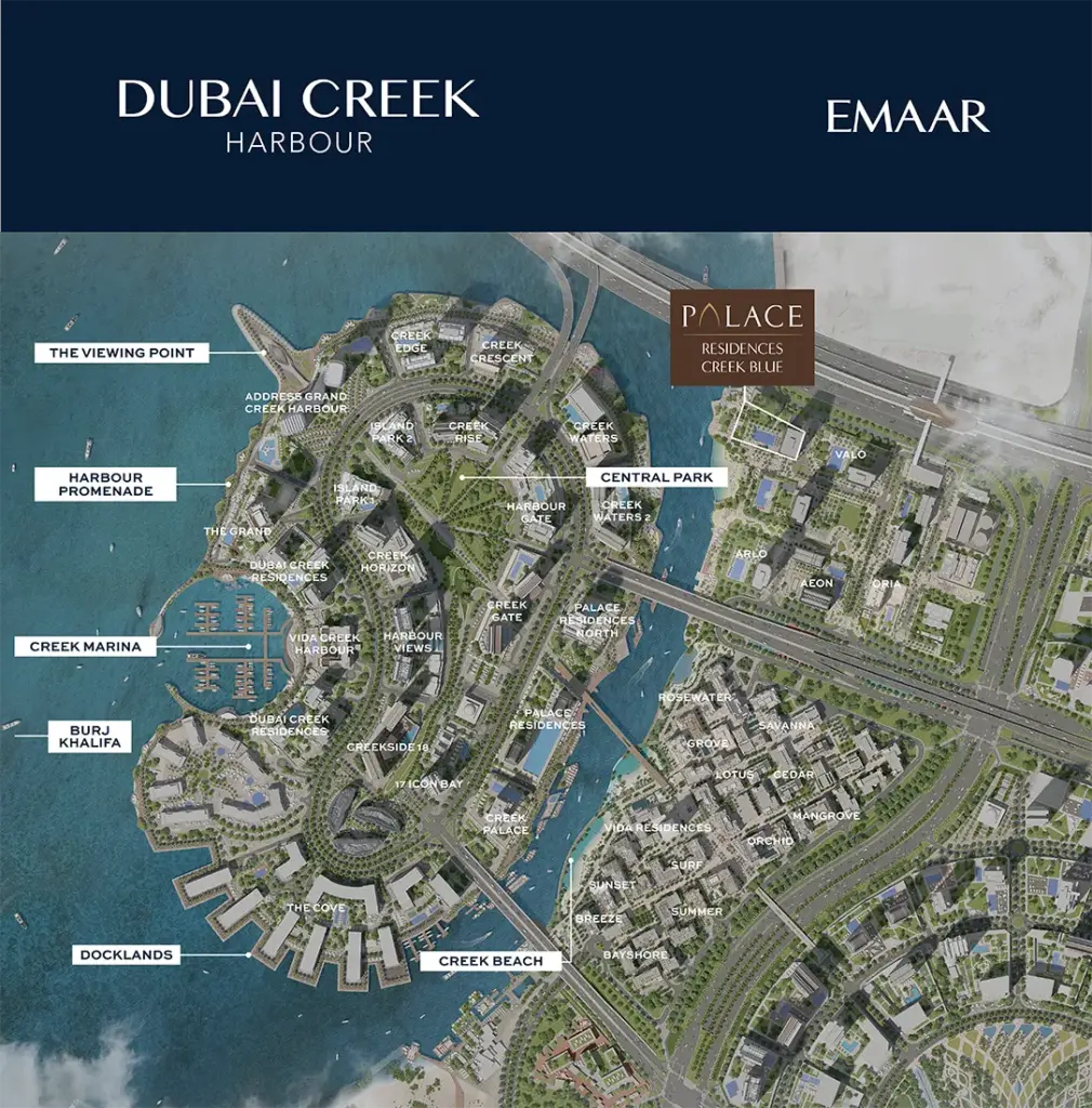 Palace Residences Creek Blue by Emaar Properties