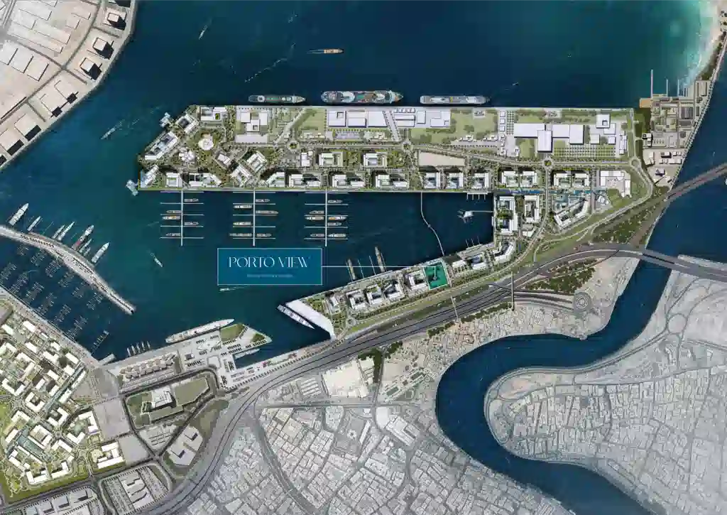 Porto View at Mina Rashid Yachts & Marina map