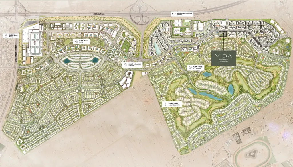 Vida Residences Club Point at Dubai Hills Estate