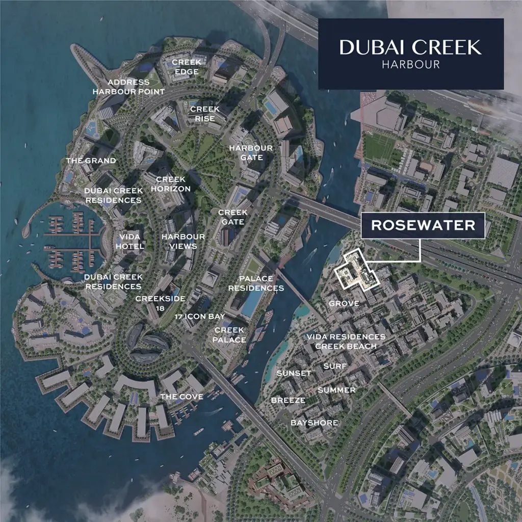 Rosewater at Dubai Creek Harbour