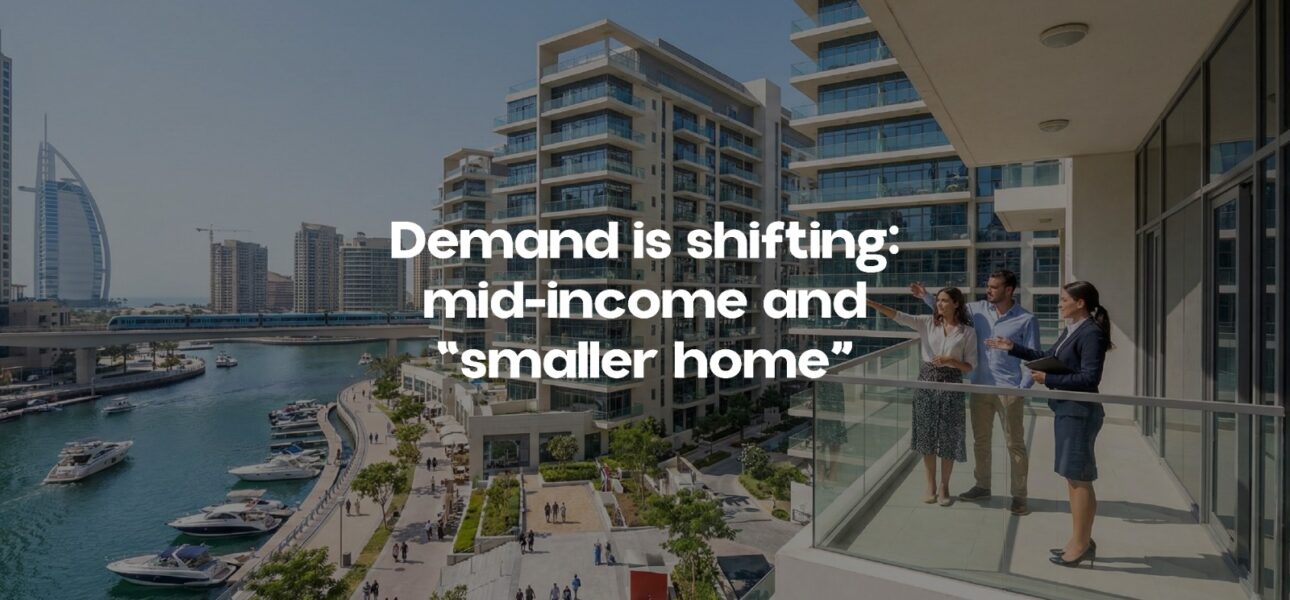 Demand is shifting: mid-income and “smaller home” buyers are driving a significant portion of the boom. More apartments and moderately priced homes than luxury villas seem to be in demand now.