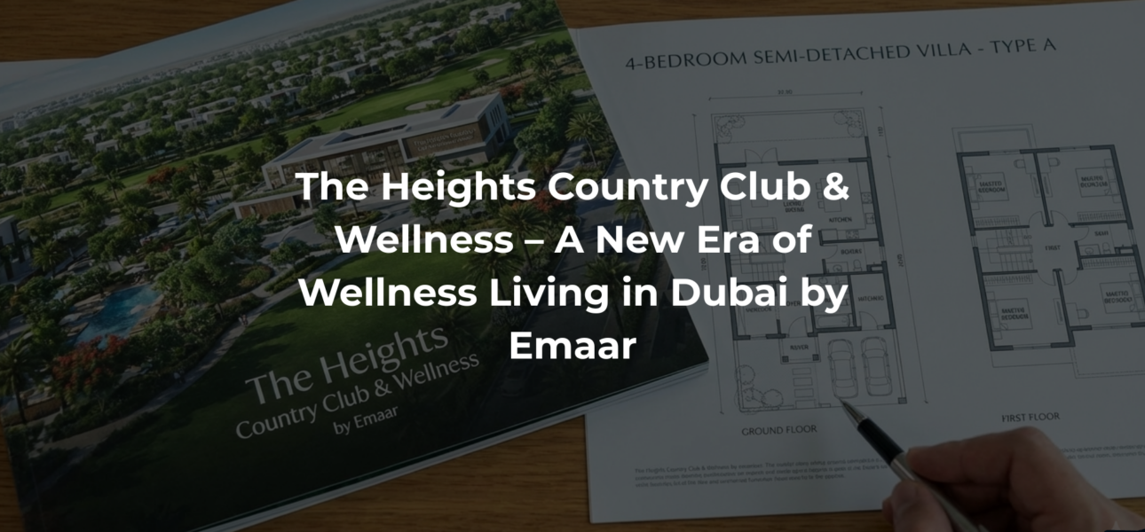 The Heights Country Club & Wellness – A New Era of Wellness Living in Dubai by Emaar