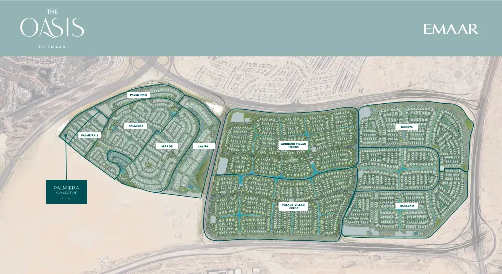 Palmiera Collective at The Oasis map