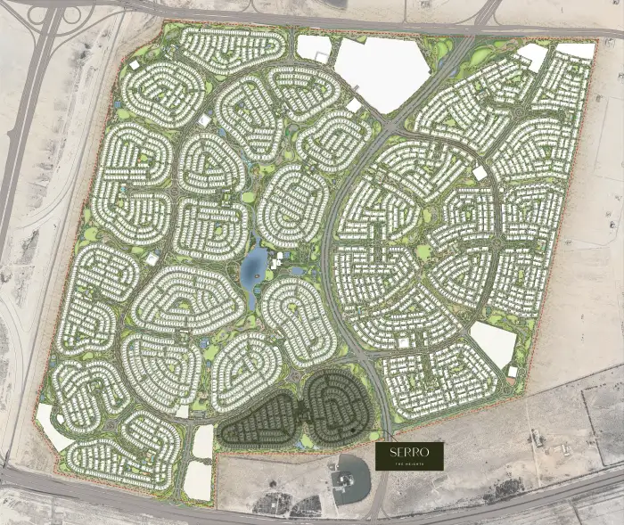 Serro The Heights Country Club & Wellness map