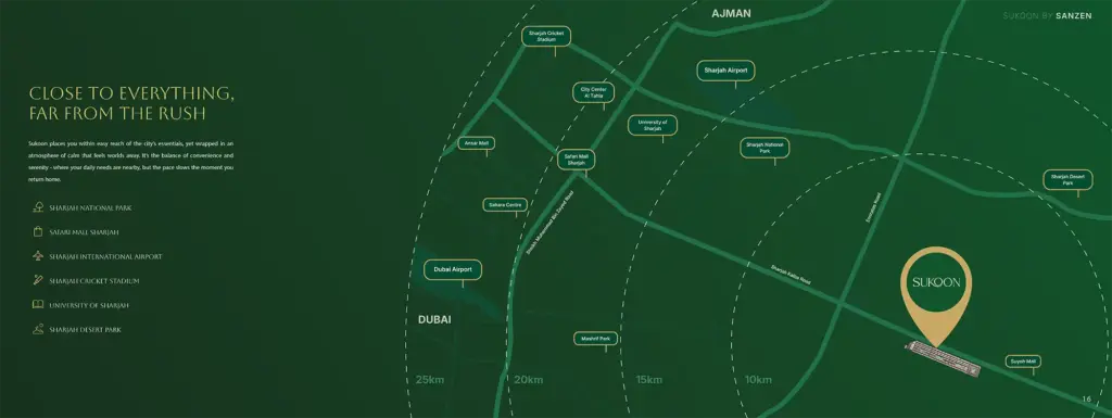 Sukoon By Sanzen map