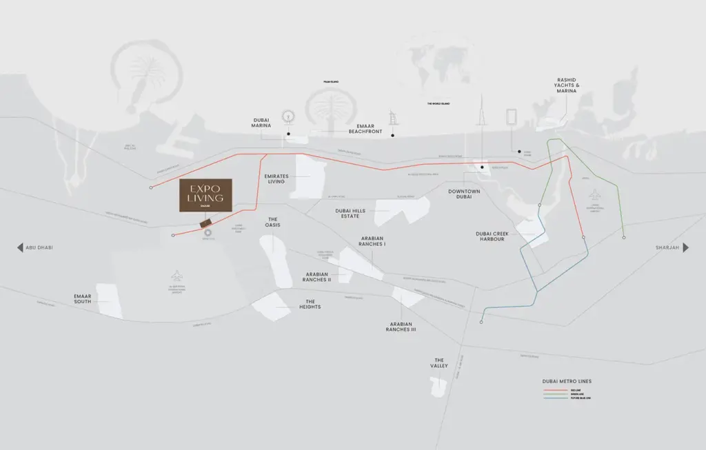 Terra Woods at Expo Living map