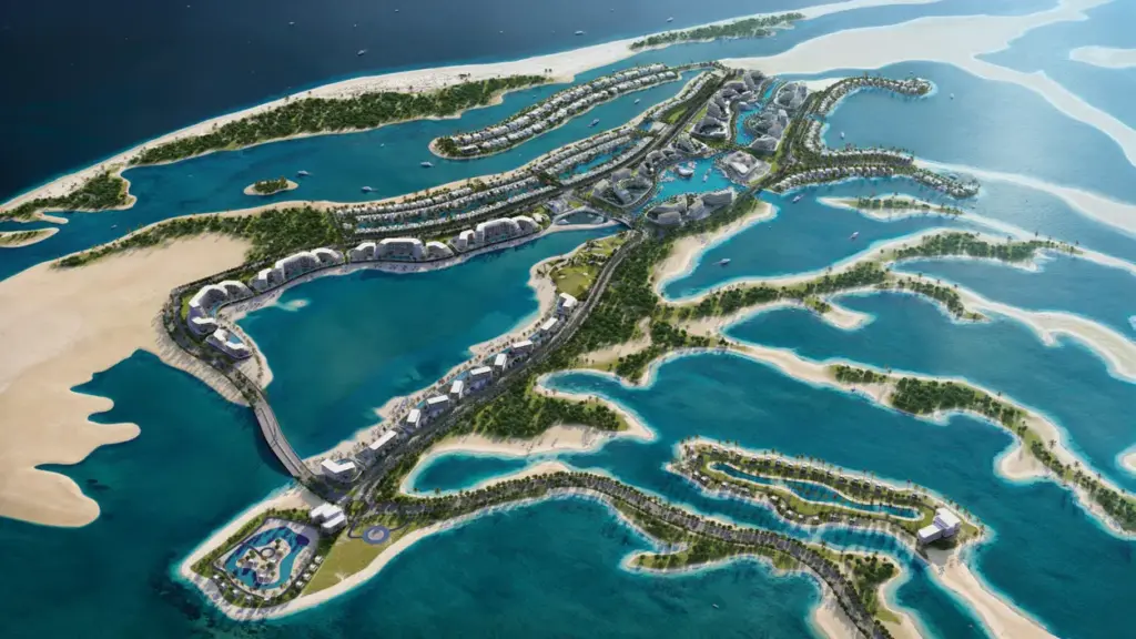 Sobha Siniya Island map
