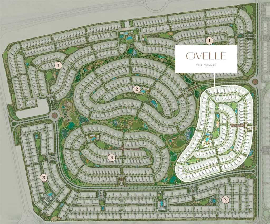 ovelle at the valley map