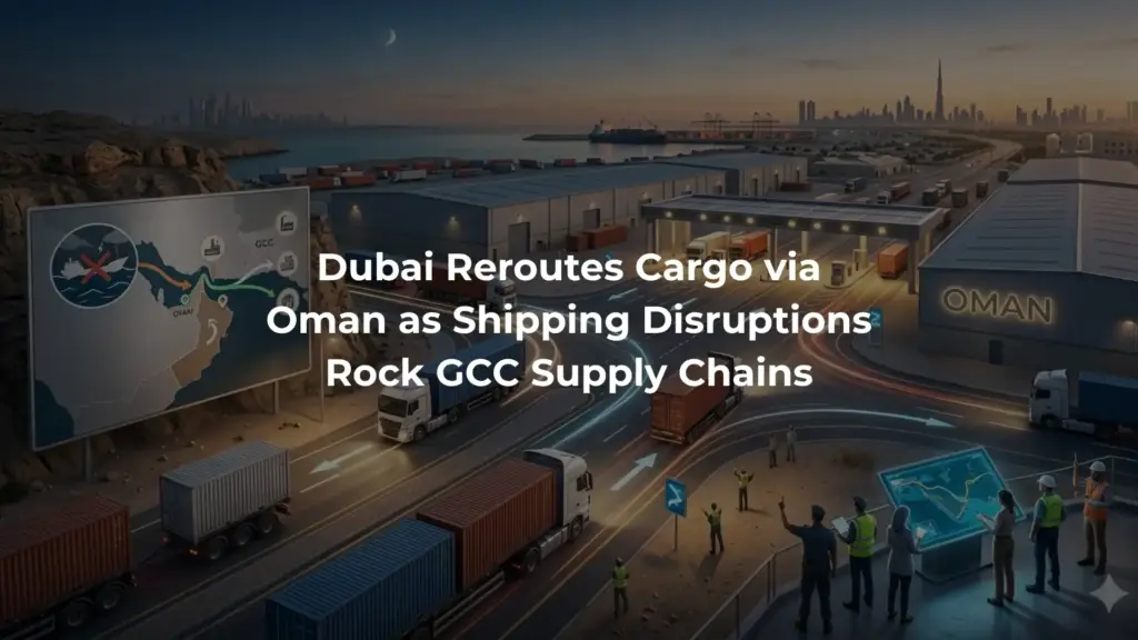 Dubai Reroutes Cargo via Oman as Shipping Disruptions Rock GCC Supply Chains