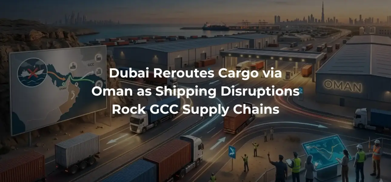 Dubai Reroutes Cargo via Oman as Shipping Disruptions Rock GCC Supply Chains