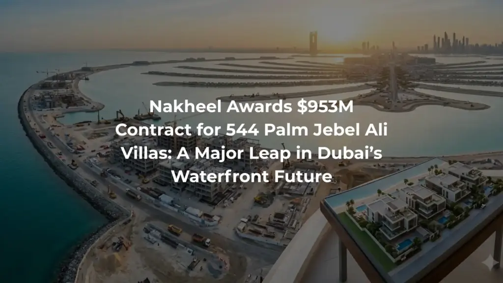 Nakheel Awards $953M Contract for 544 Palm Jebel Ali Villas: A Major Leap in Dubai’s Waterfront Future
