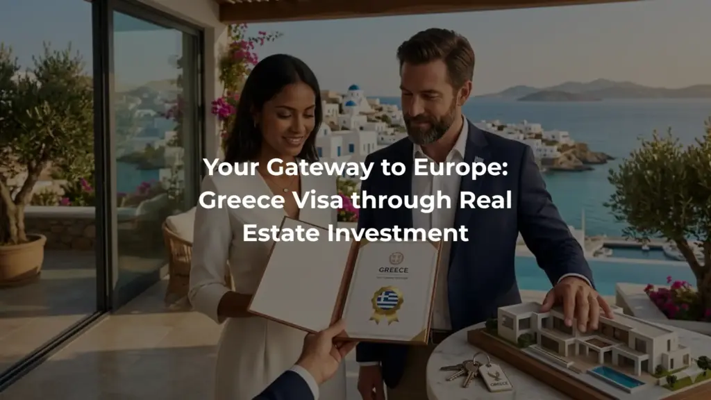 Your Gateway to Europe: Greece Visa through Real Estate Investment