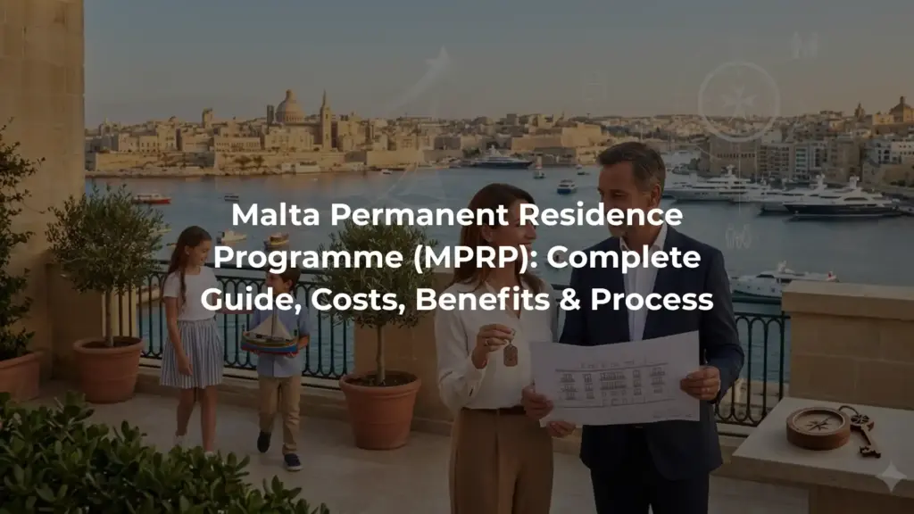 Malta Permanent Residence Programme (MPRP): Complete Guide, Costs, Benefits & Process