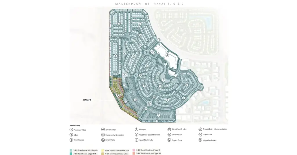 HAYAT by Dubai South map