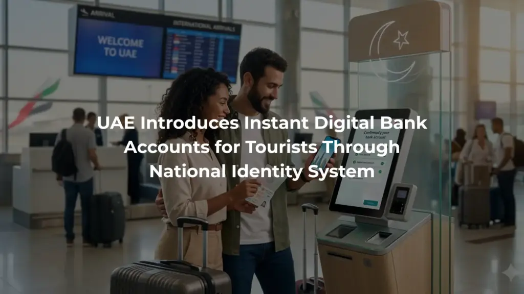 UAE Introduces Instant Digital Bank Accounts for Tourists Through National Identity System