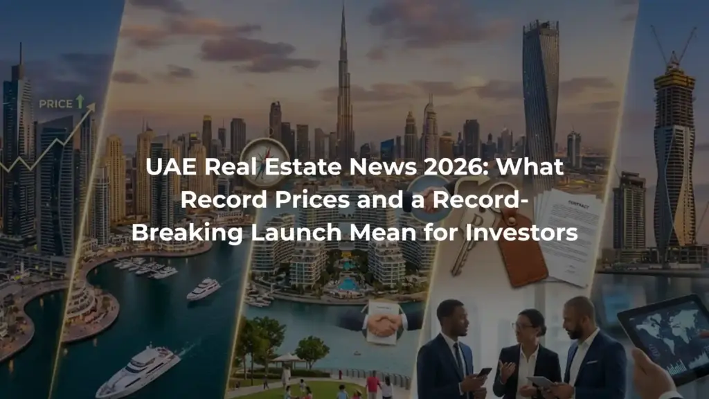 UAE Real Estate News 2026: What Record Prices and a Record-Breaking Launch Mean for Investors