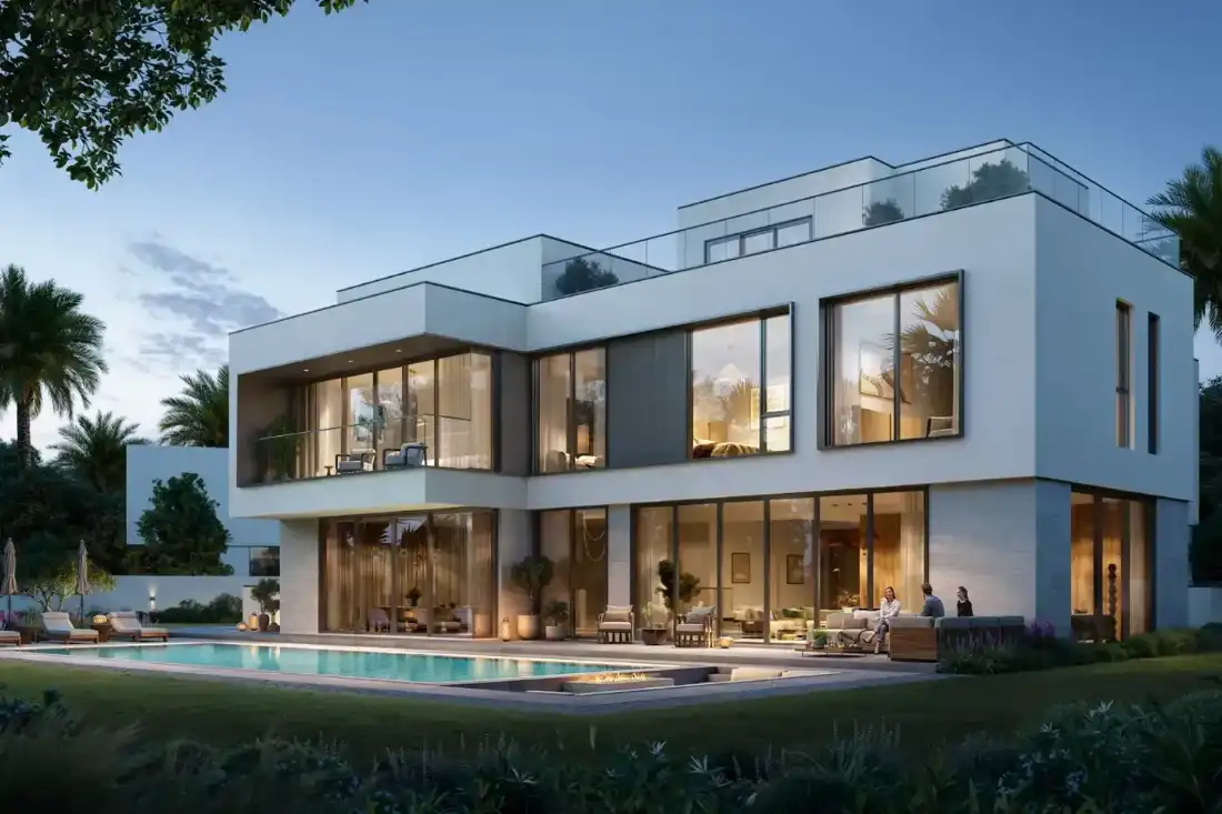 Address Villas Tierra contemporary villa exterior with terraces and pool