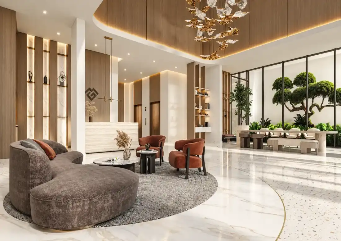 Celeste by Meraki lobby lounge interior