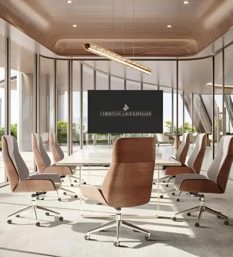 Christian A. Rockefeller Business Tower boardroom
