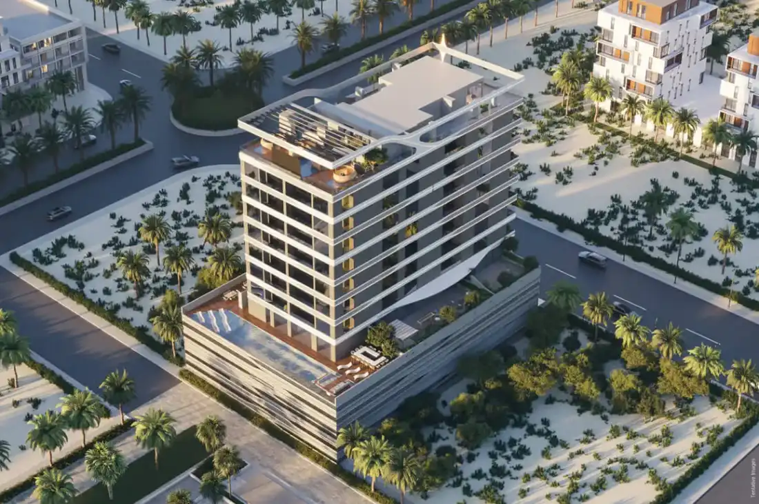 Elyra by Galaxy Realty mid-rise residential building in Liwan, Dubailand