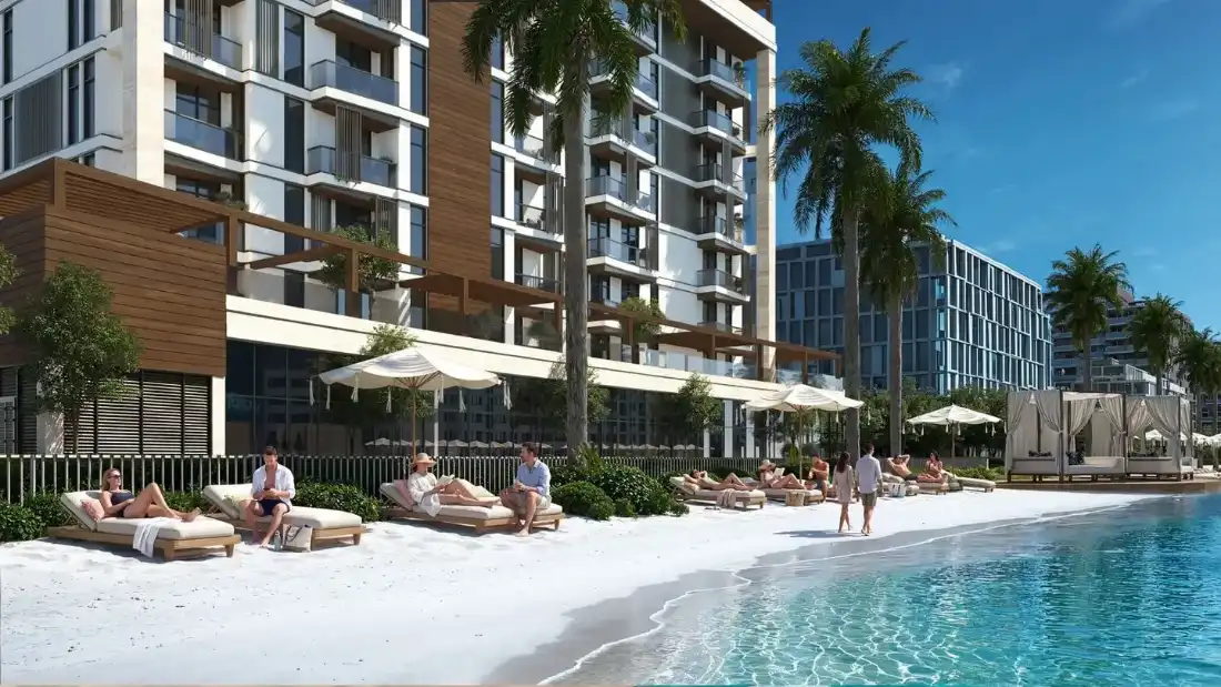Lagoon beach near Époque by Reportage, Meydan Horizon