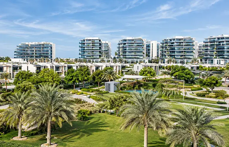 DAMAC Hills community and park, home of Lilac by DAMAC Properties