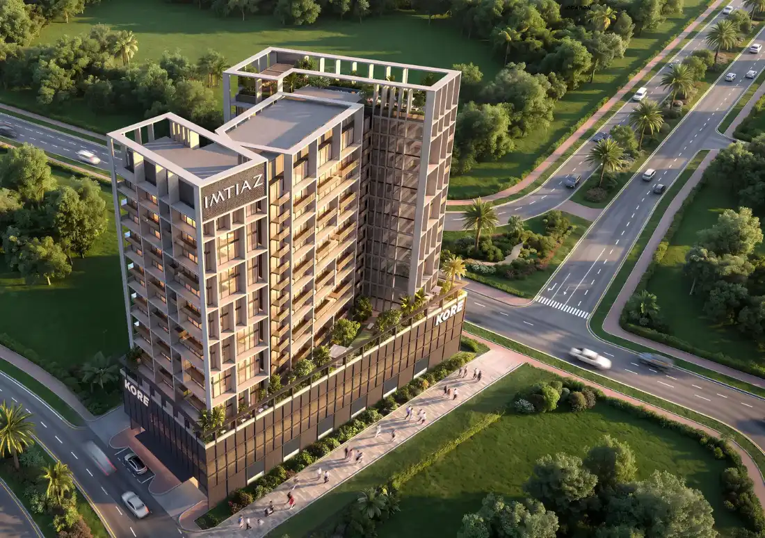 KORE by Imtiaz residential tower in Dubailand Residence Complex, Dubai