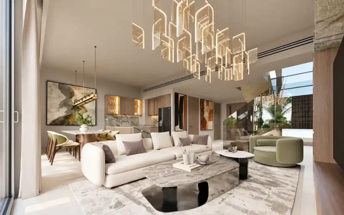 Manchester City Yas Residences Phase 2 living room interior