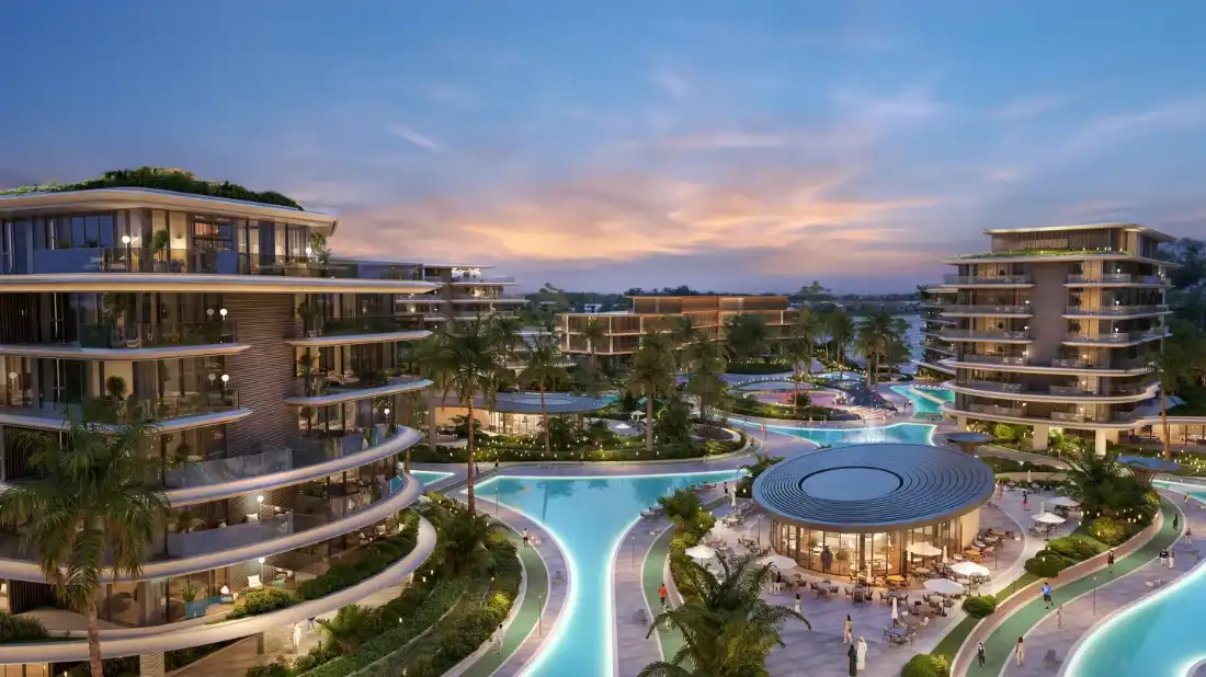 Meriva Gardens lagoon-style pools and leisure deck