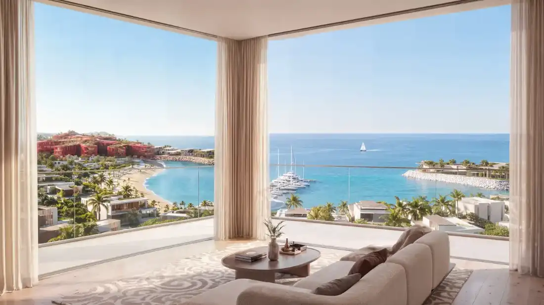 Richmond Residences terrace overlooking the sea