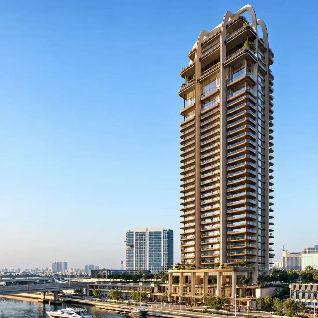 The Ritz-Carlton Residences tower on Al Maryah Island, Abu Dhabi by SAAS Properties