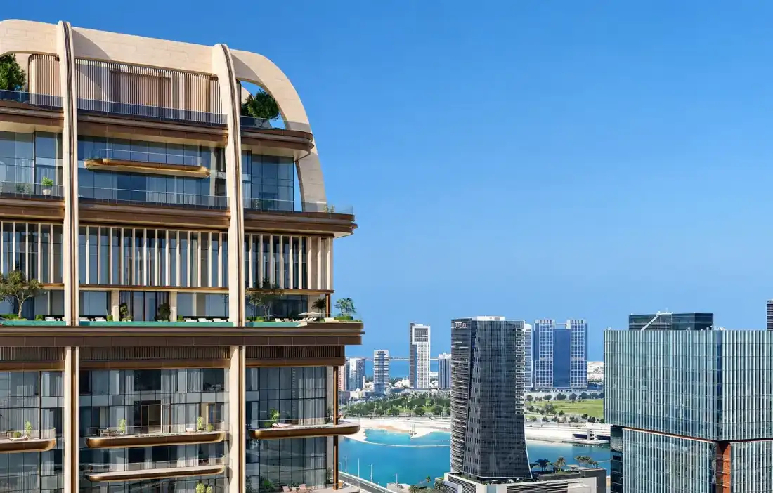 The Ritz-Carlton Residences layered façade with deep terraces