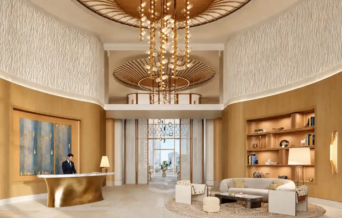 The Ritz-Carlton Residences lobby by Tara Bernerd & Partners