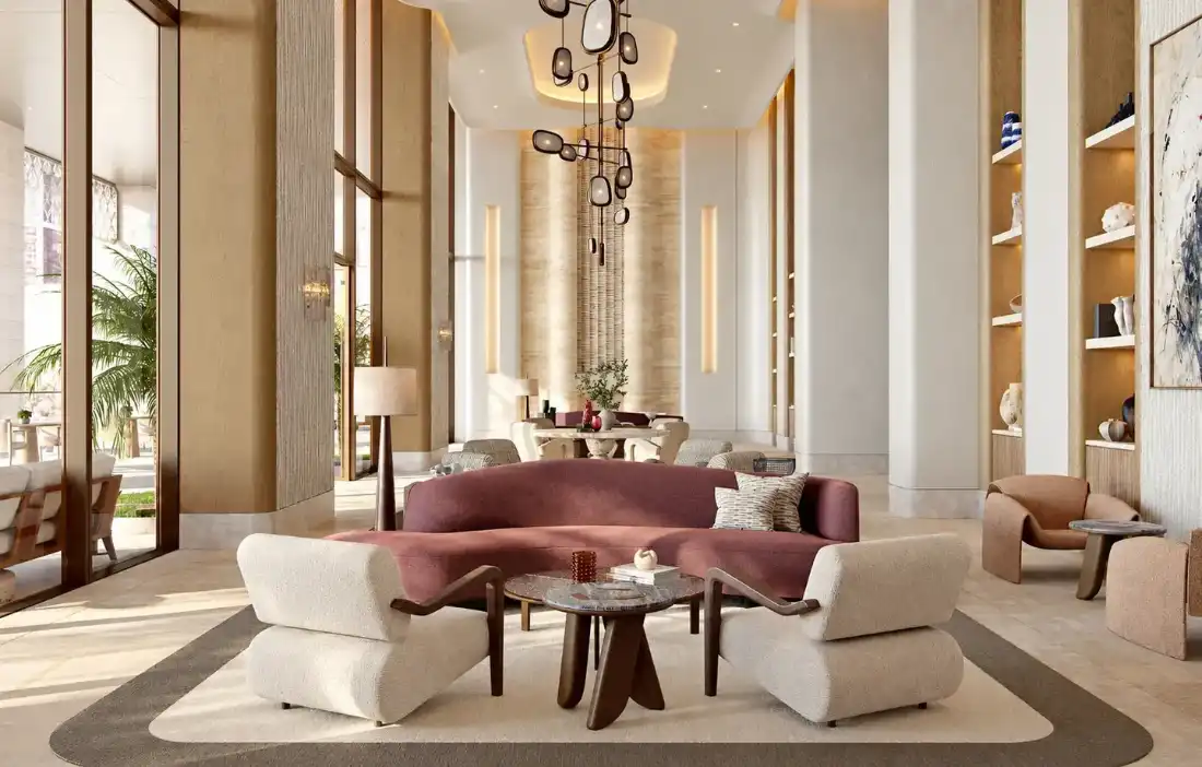 The Ritz-Carlton Residences residents' lounge