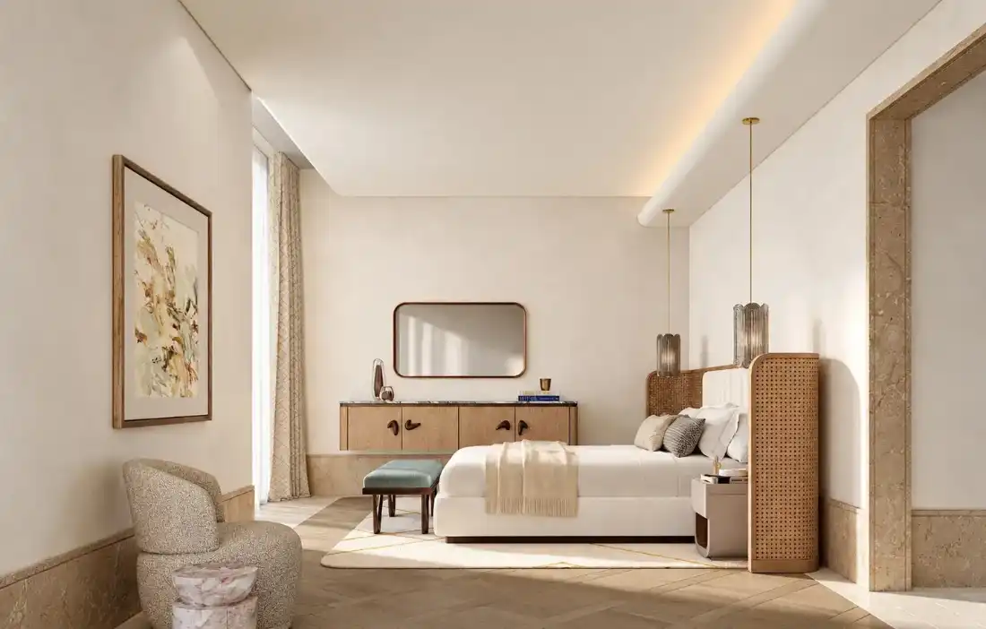 The Ritz-Carlton Residences bedroom interior