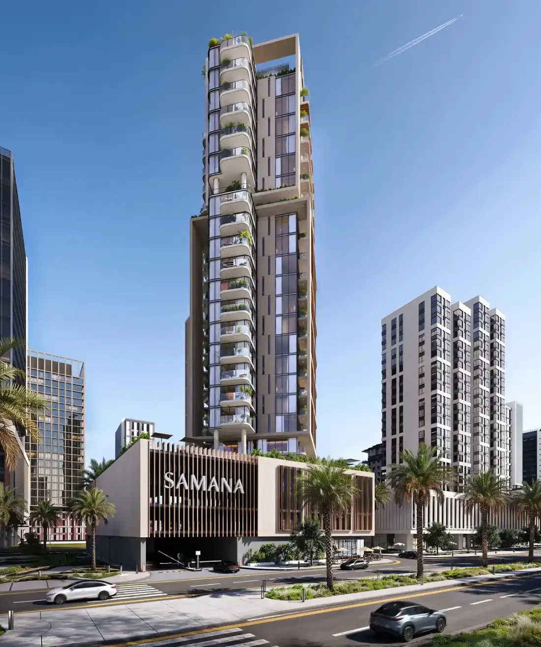 Samana Downtown One tower by Samana Developers in Downtown Jebel Ali, Dubai