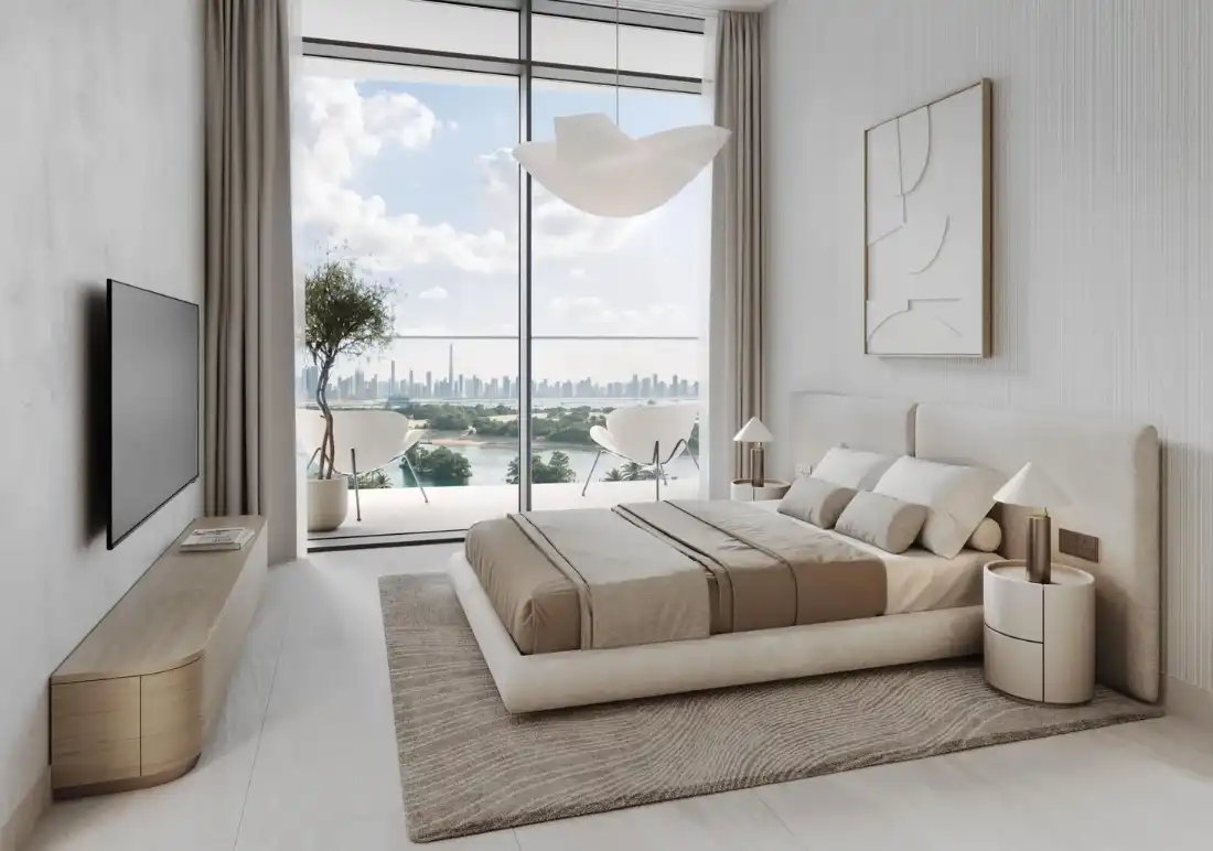 Sanctuary by Prestige One bedroom with large windows