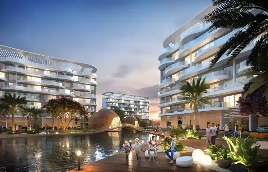 Sorrento at DAMAC Lagoons by DAMAC Properties, Mediterranean-style towers