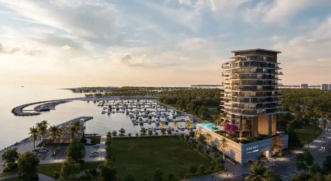 The Bay Interiors by Missoni tower beside Island A Yacht Marina, Dubai Islands