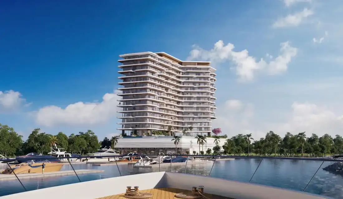 The Bay Interiors by Missoni building with waterfront views at Dubai Islands