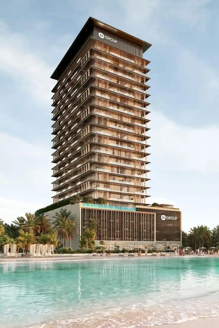 The Level by BI Group tower exterior at Meydan Horizon, Dubai