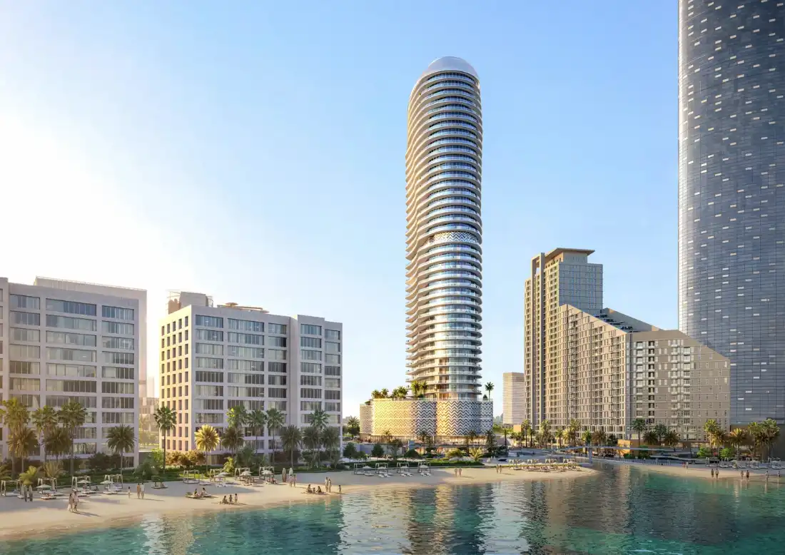 Waterfront by Missoni oval tower on Al Reem Island waterfront, Abu Dhabi