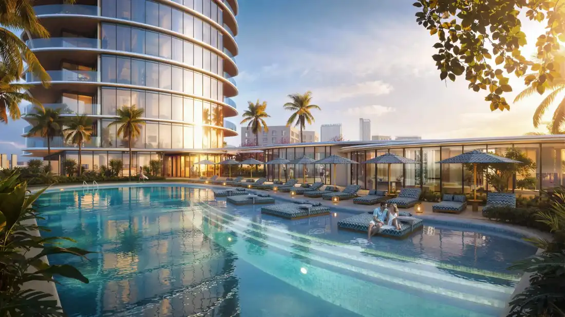 Waterfront by Missoni swimming pool and pool deck